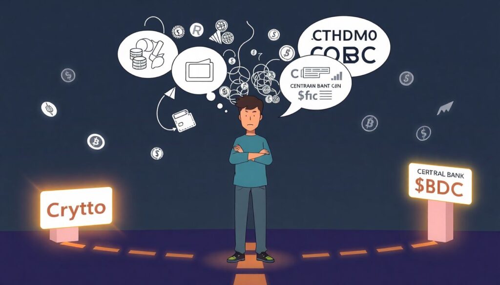 Криптовалюты и цифровые валюты центробанков: конкуренция или сосуществование в будущей финансовой системе - иллюстрация