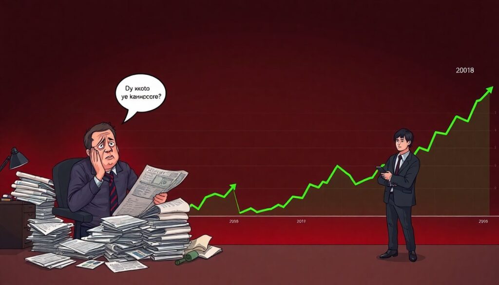 Ошибки частных инвесторов на падающем рынке: реальные кейсы и выводы - иллюстрация